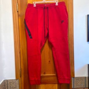 Nike Joggers, Red/Black, Men’s XXL